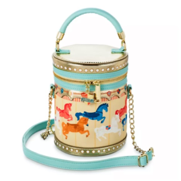 NWT. Disney King Arthur Carousel Loungefly Handbag.